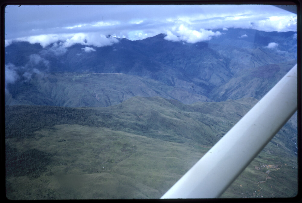 Aerial View of Mountains, Papua New Guinea