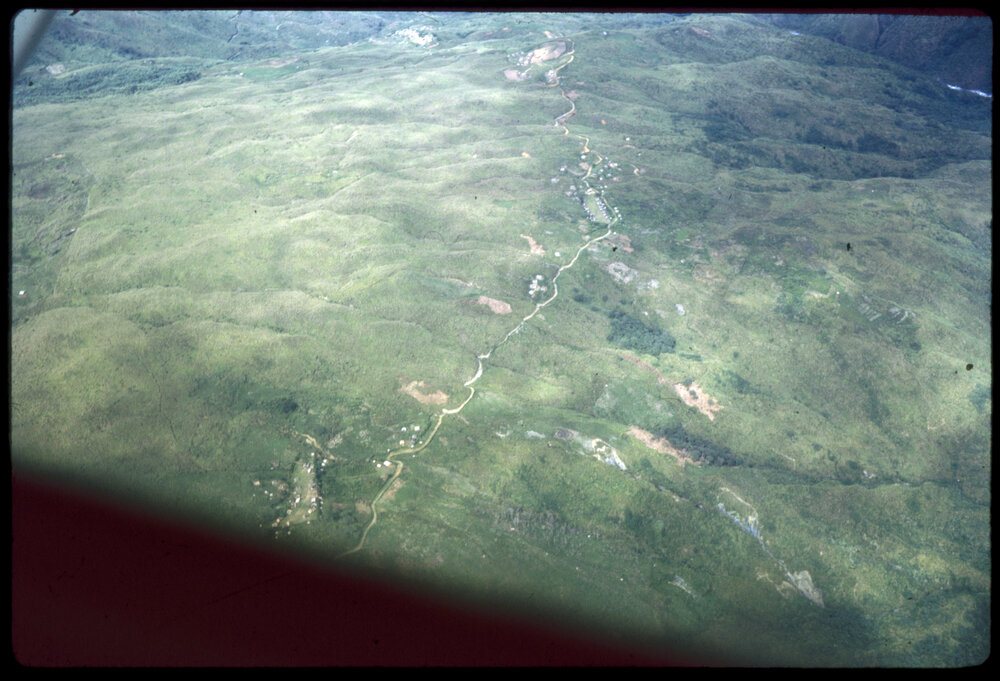 Aerial View of Villages, Papua New Guinea