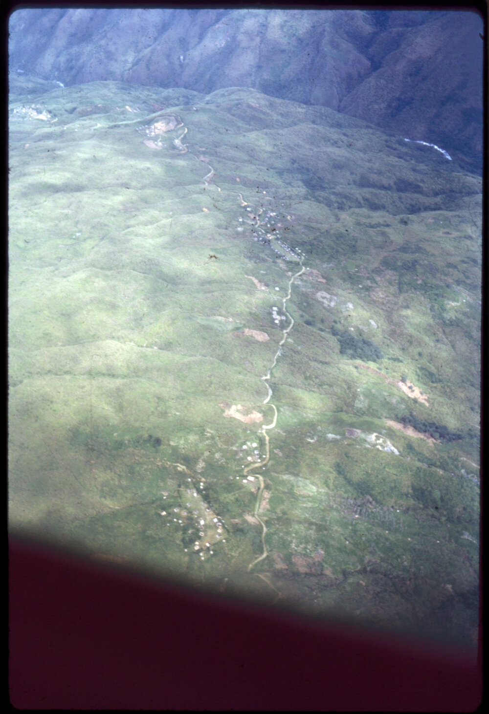 Aerial View of Villages, Papua New Guinea