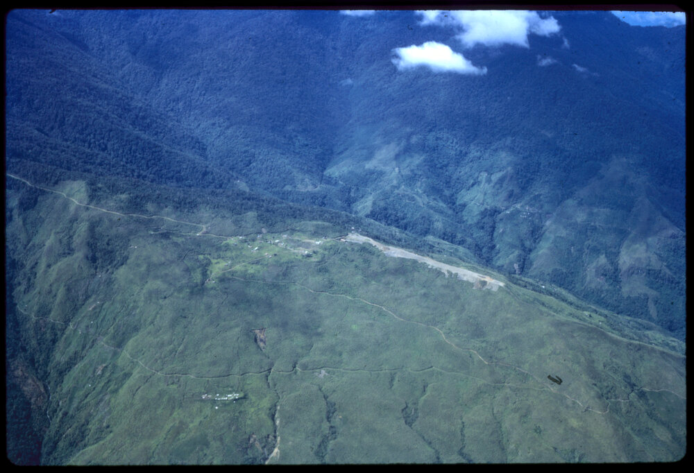 Aerial View of Valley and Villages