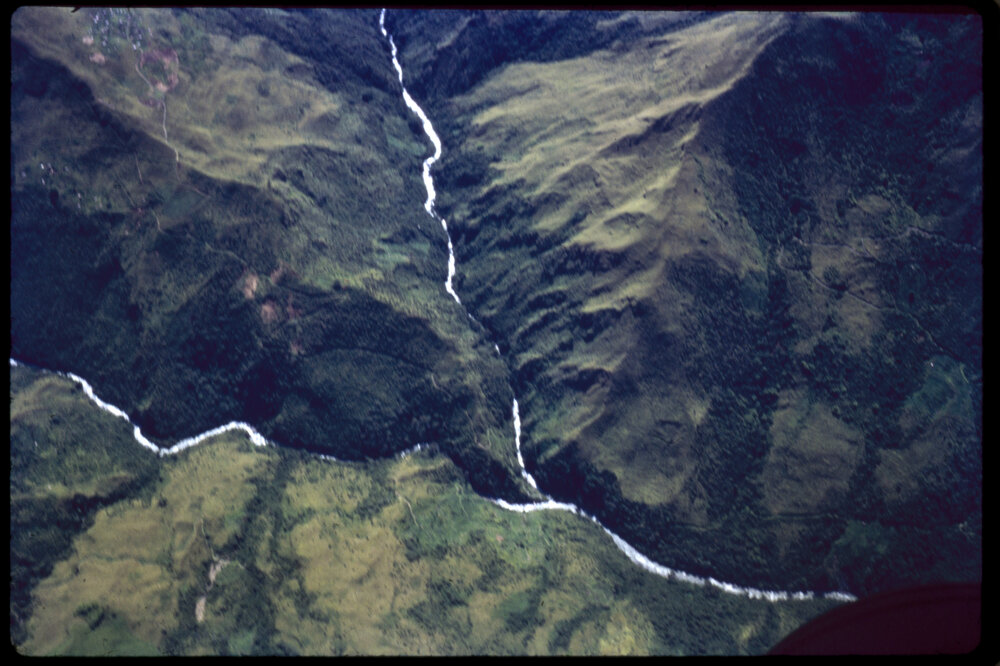 Aerial View of River, Papua New Guinea