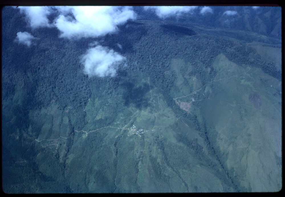 Aerial View of Village, Papua New Guinea
