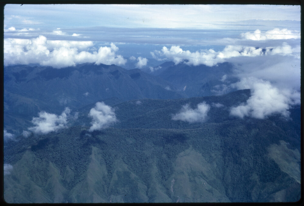 Aerial View of Mountains, Papua New Guinea