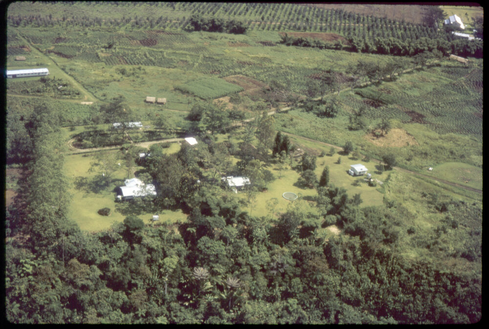 Aerial View of Village, Papua New Guinea