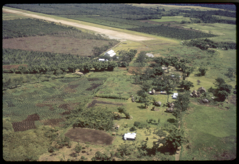 Aerial View of Village, Papua New Guinea
