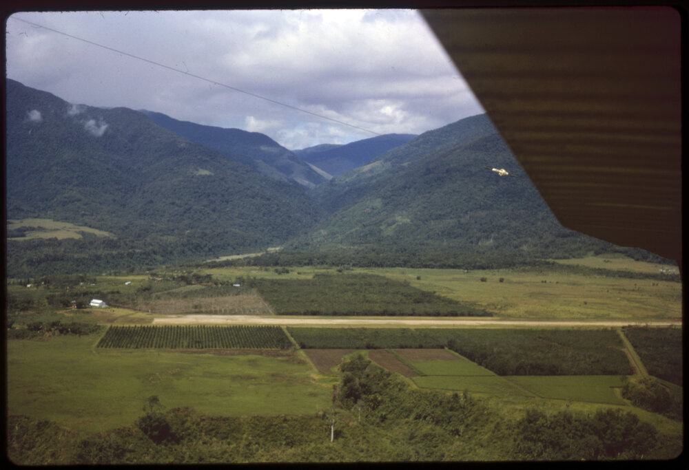 Aerial View of Landing Strip, Papua New Guinea
