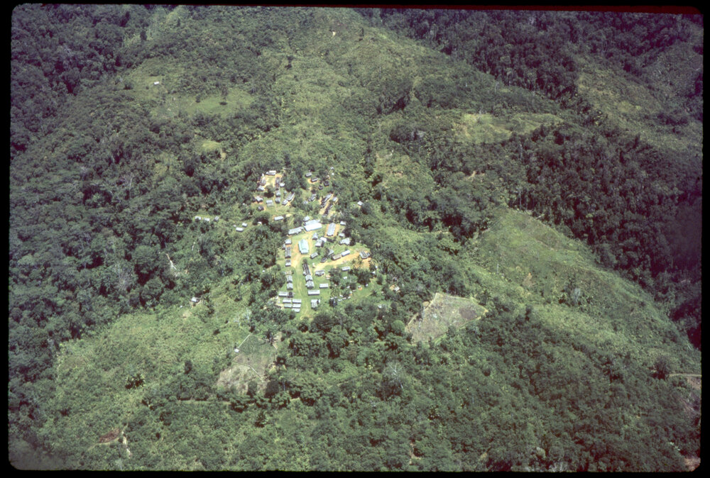 Aerial View of Village, Papua New Guinea