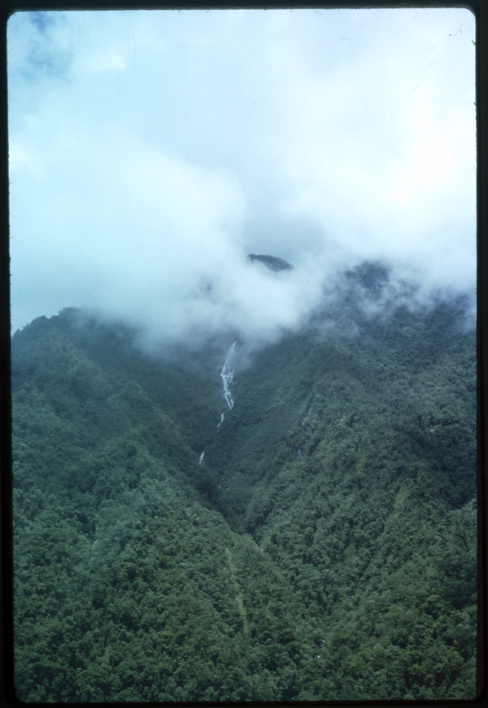 Aerial View of Mountainside, Papua New Guinea