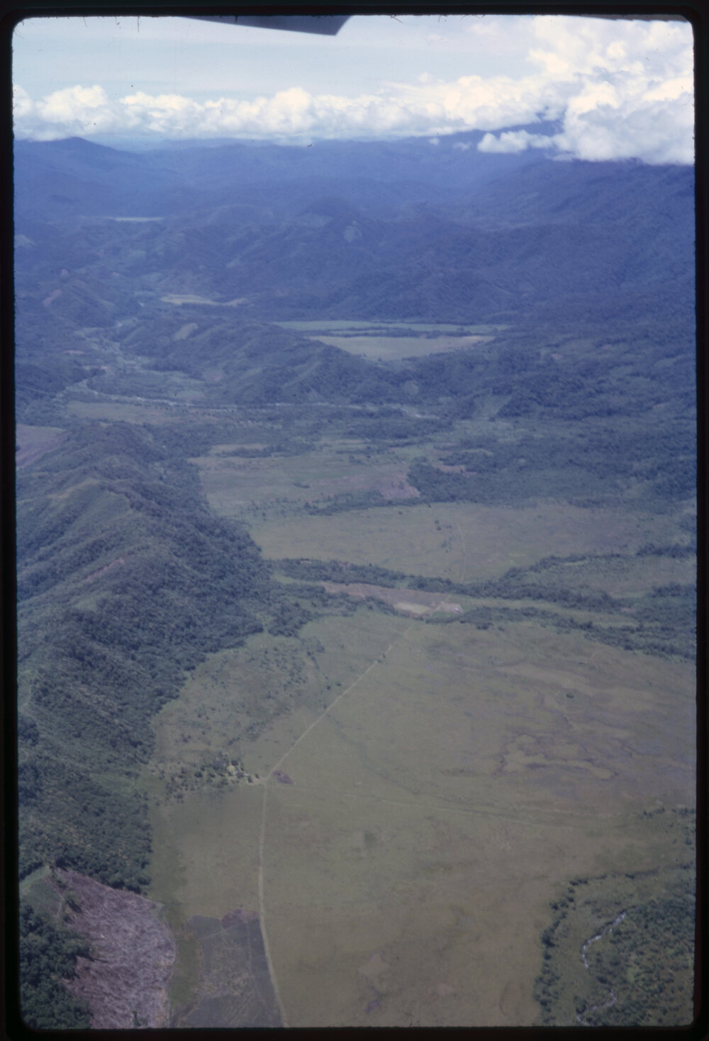 Aerial View of Valley, Papua New Guinea