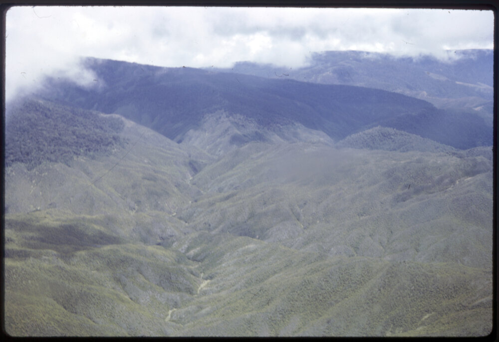 Aerial View of Mountains, Papua New Guinea
