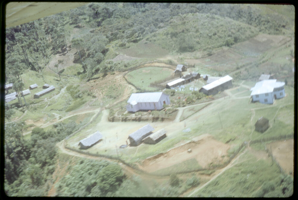 Aerial View of Village, Papua New Guinea