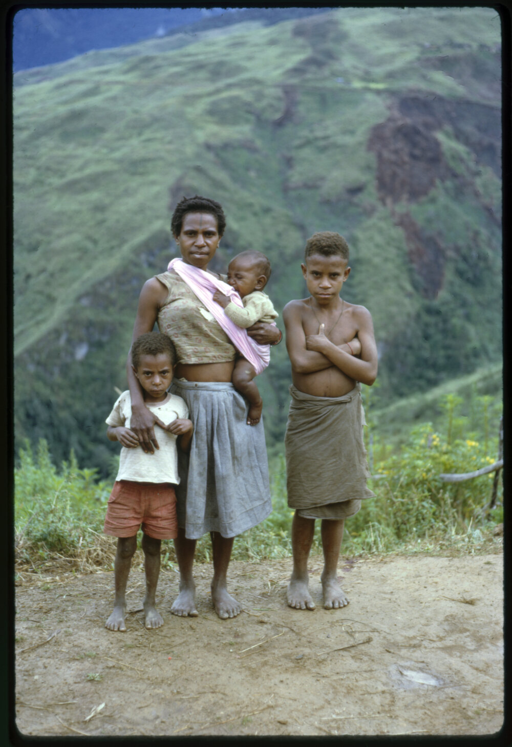 Woman with Three Children