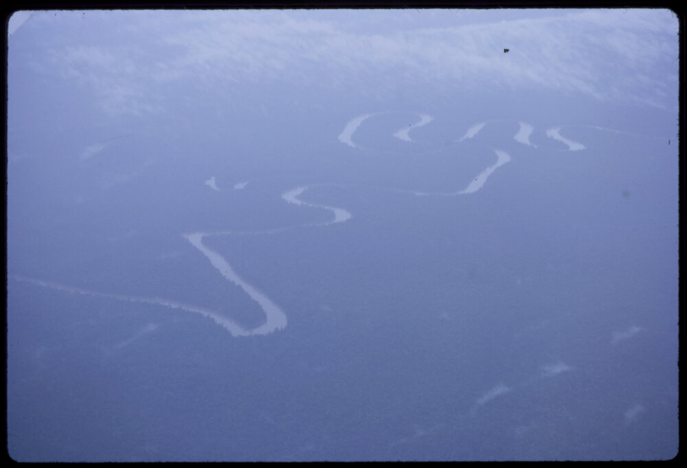 Aerial View of Goroka During Flight to Moresby