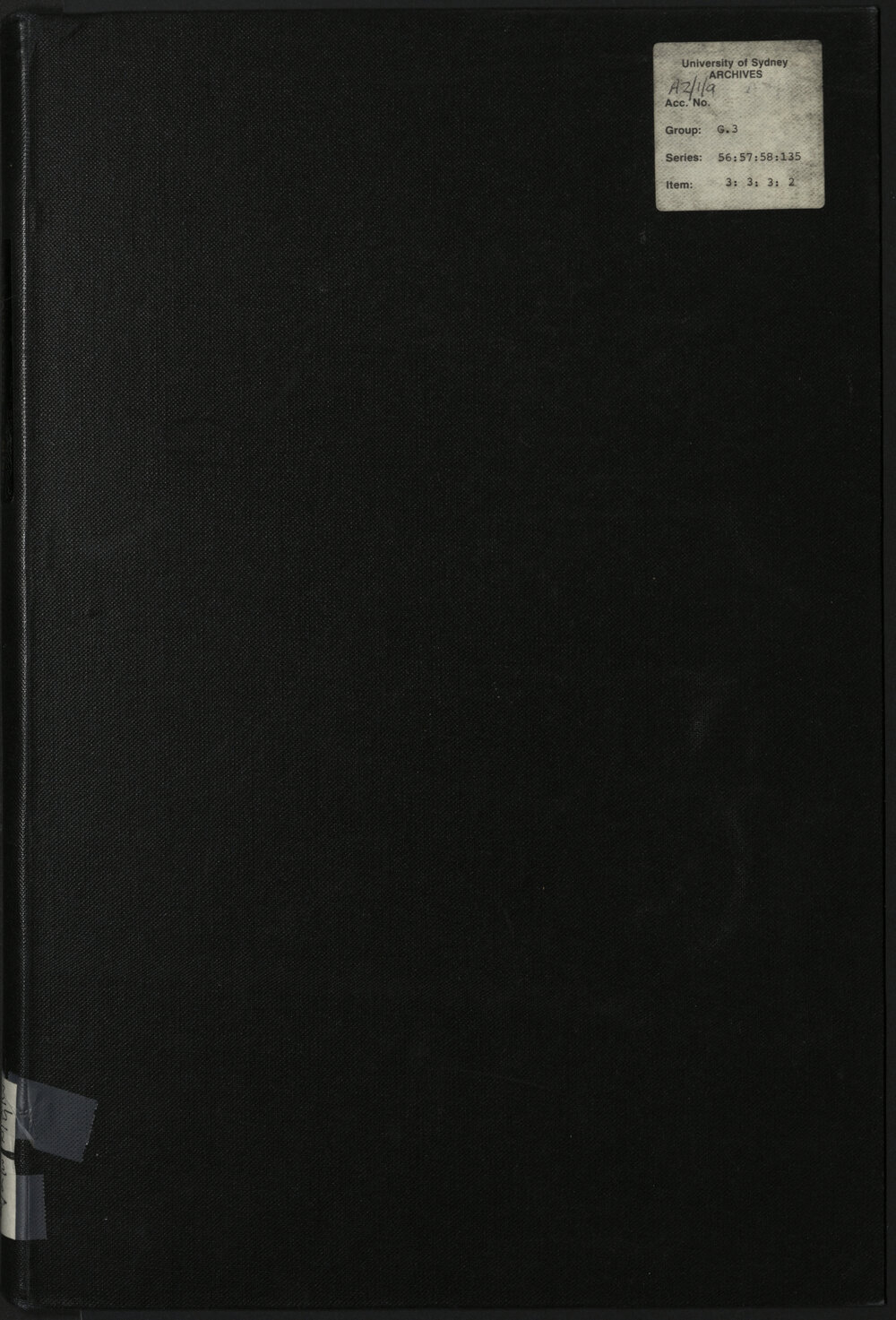 Examination Register, 1881 to 1883