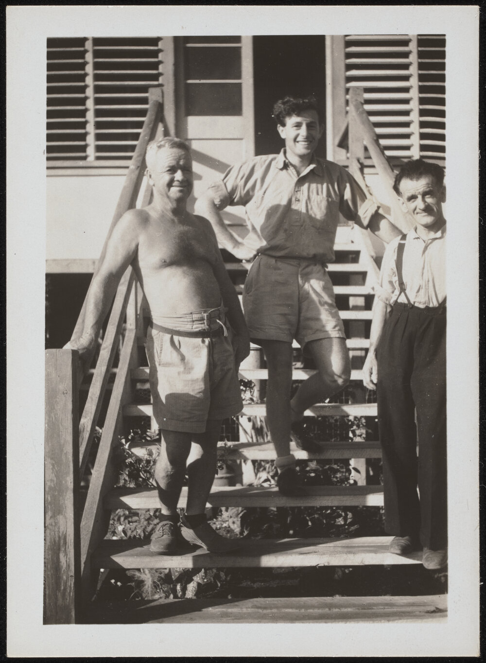 WE (Bill) Harney, Raymond Specht and Reginald Hollow