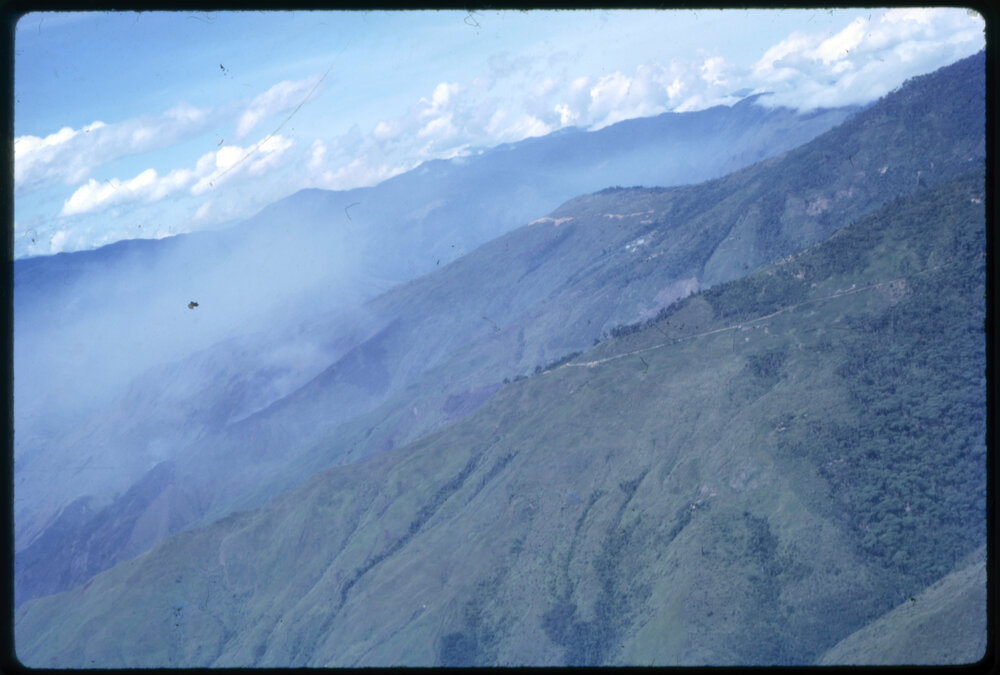 Aerial View of Mountains, Papua New Guinea
