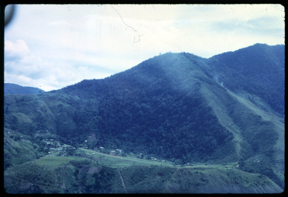 Aerial View Approaching Tapini