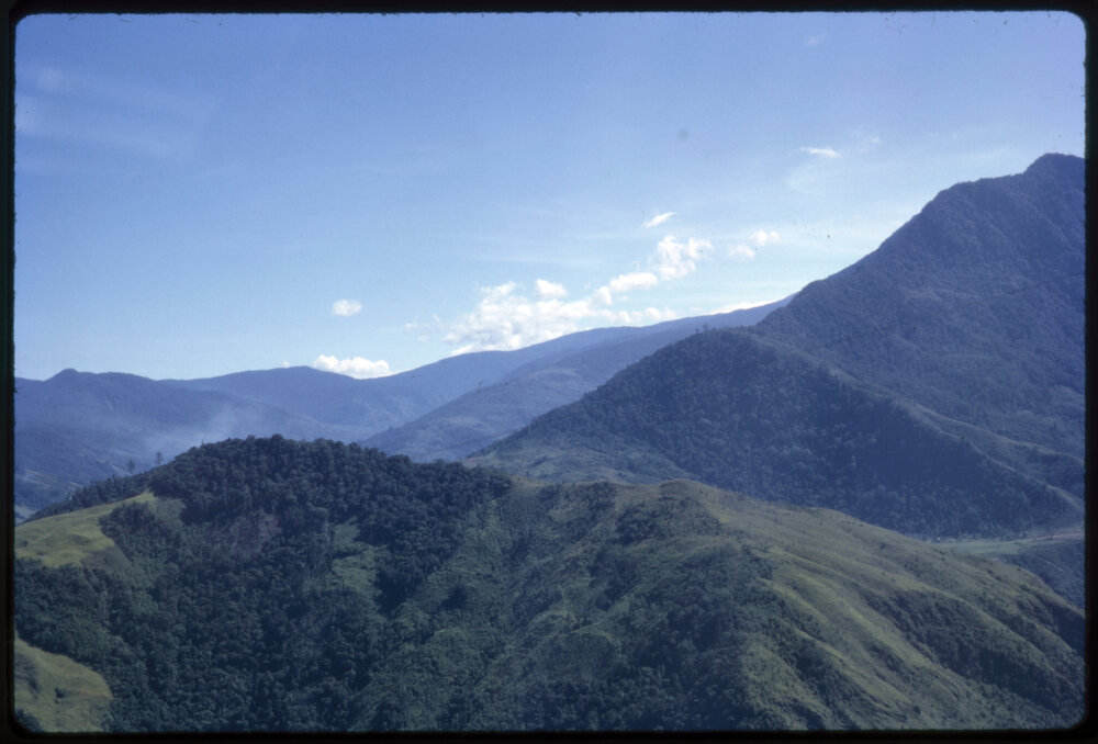 Aerial View Approaching Tapini