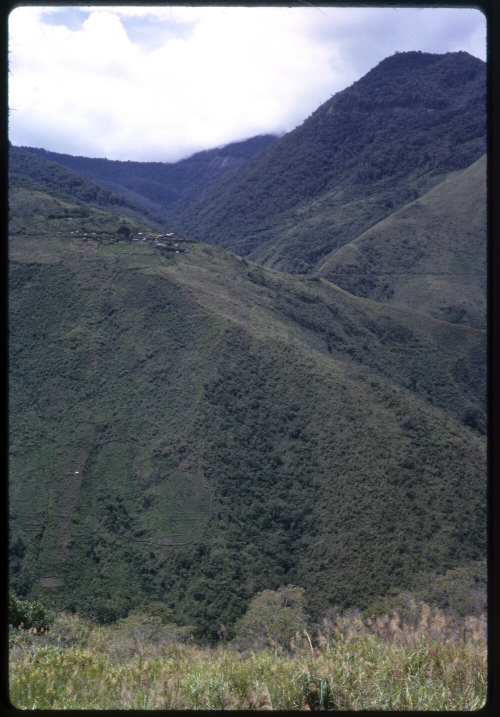 Mountains, with Village in Distance