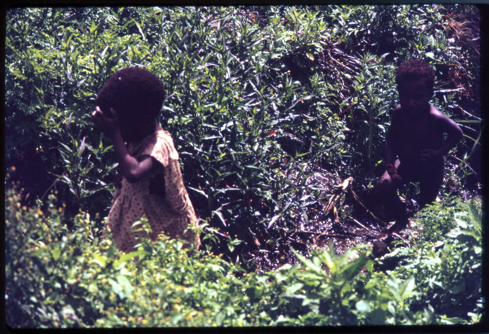 Two Children in Papua New Guinea