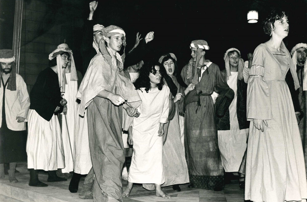 German Easter Play 'Ludus Resurrectione' Performed in the Great Hall