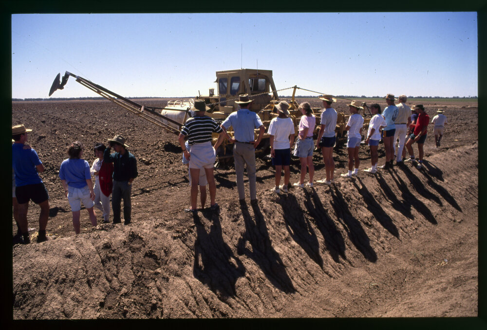 Soil Science Students Observe Land Preparation for Cotton Crop at Warren