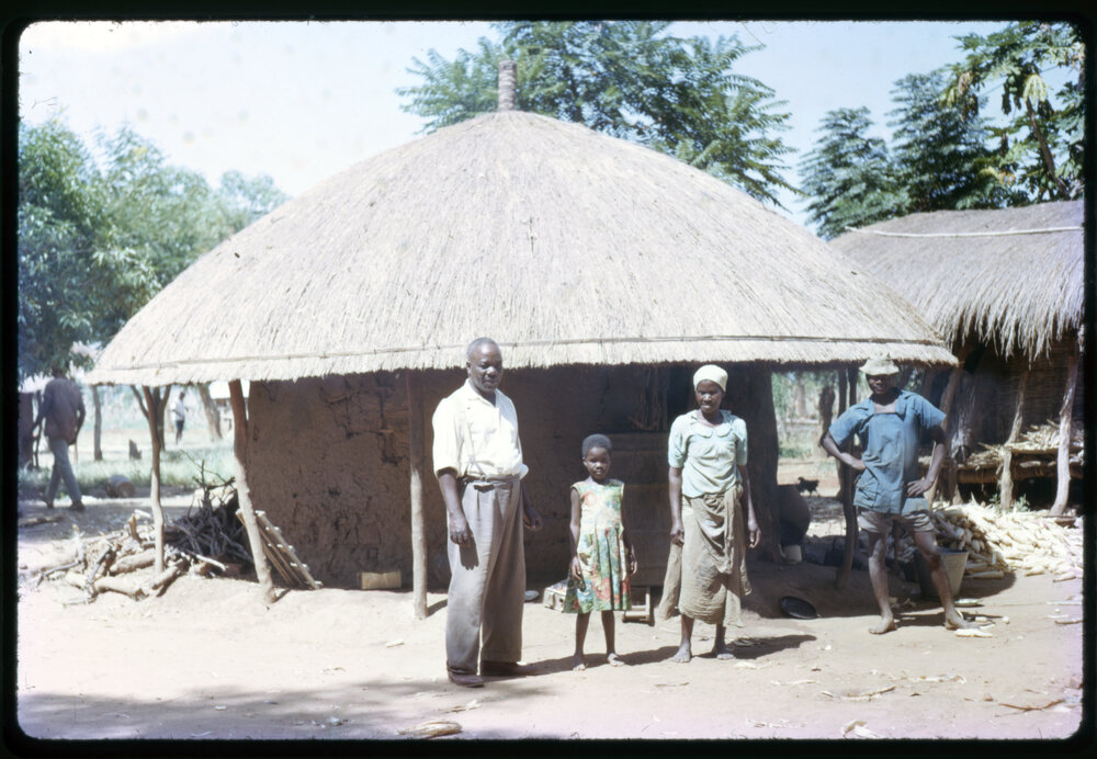 Group in Front of Rondavel