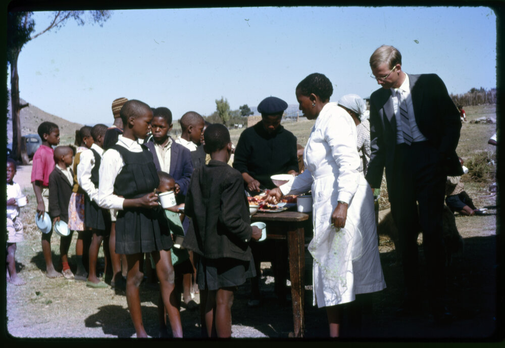 Children Being Served Food
