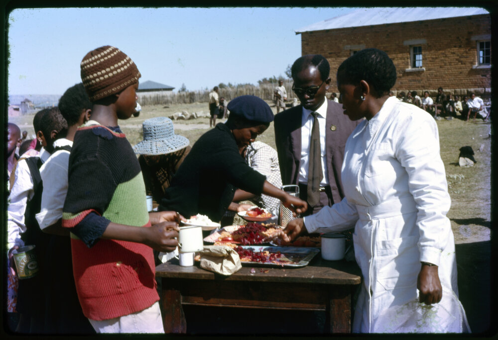 Children Being Served Food
