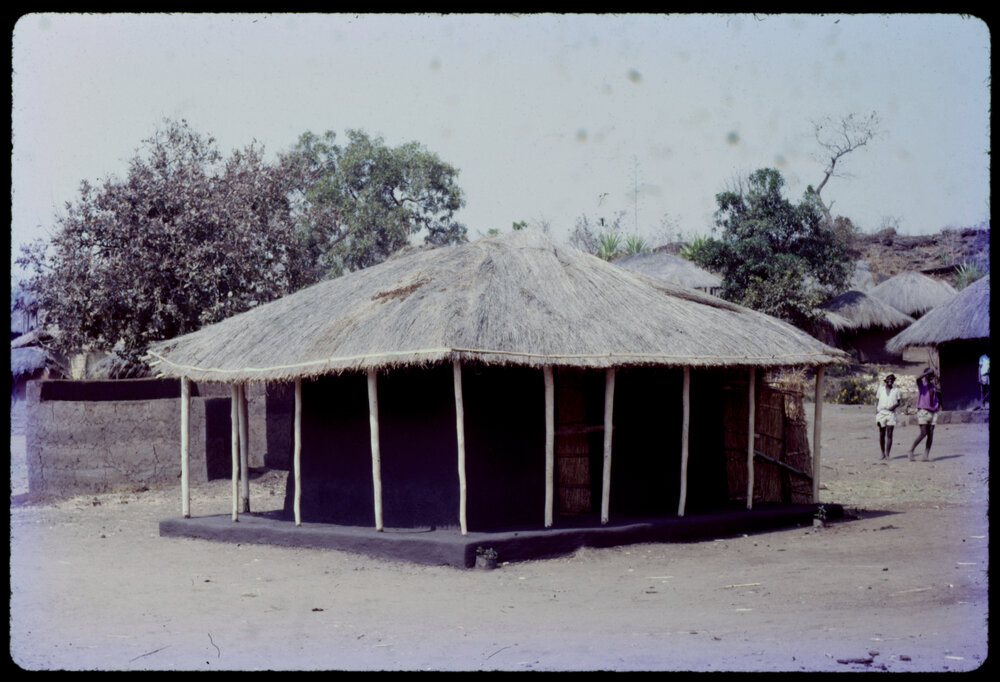 Building with Straw Roof