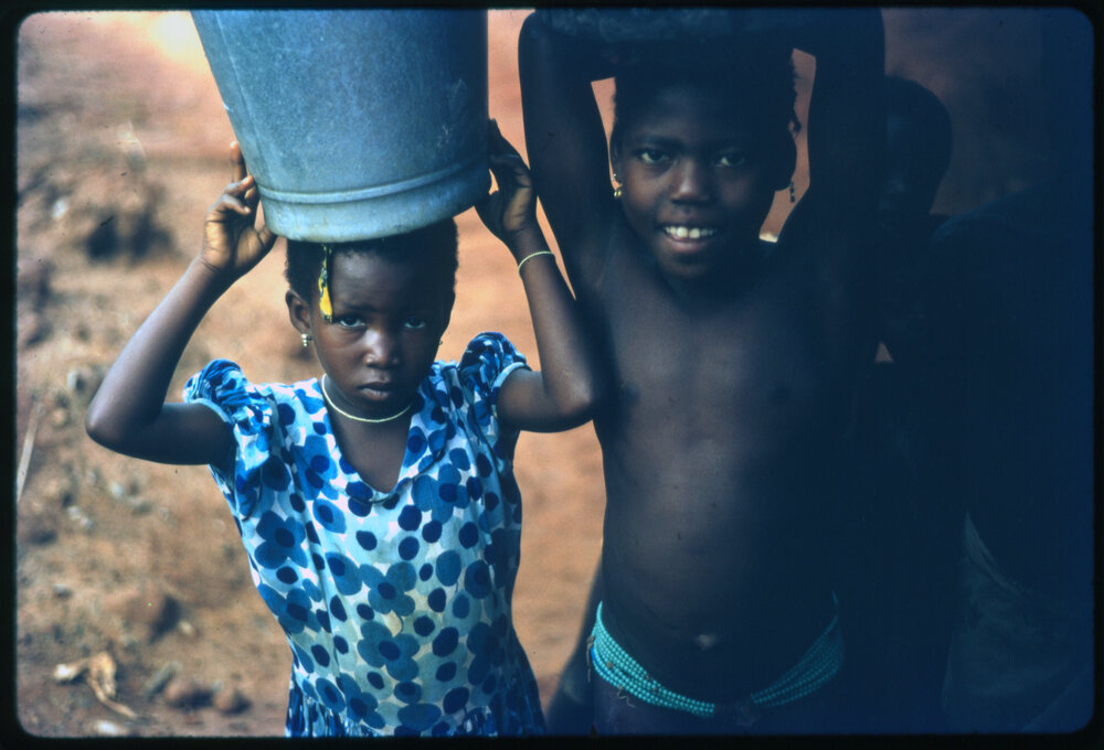 Children with Buckets