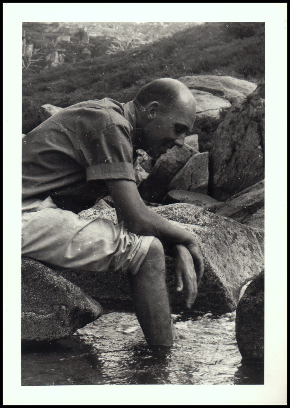 Peter Valder at Kosciusko