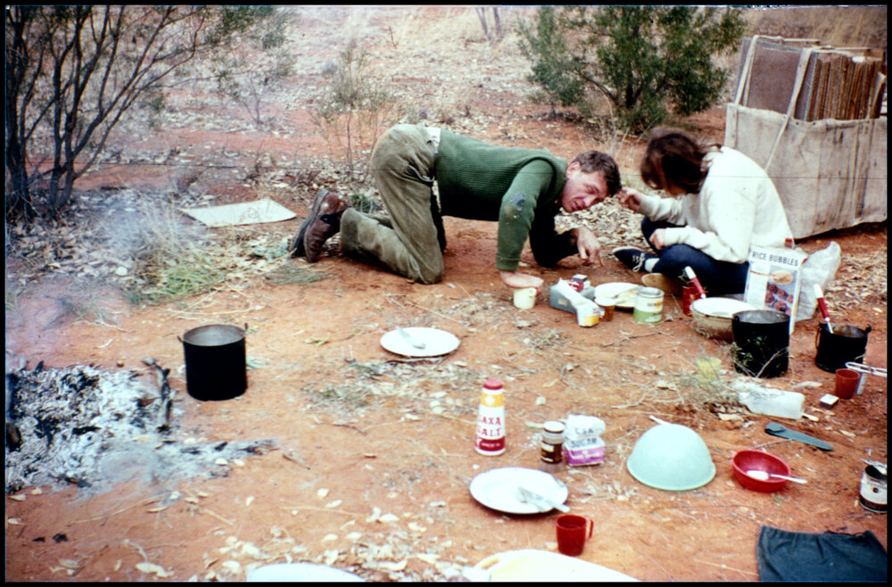 Roger Carolin and Ann Hardwick at Enngonia