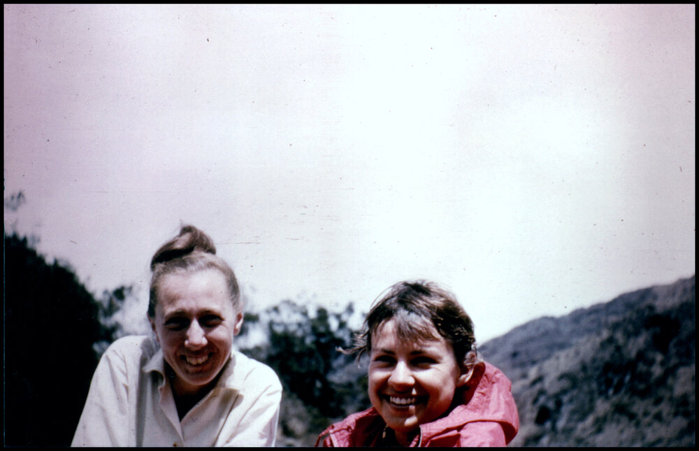 Helen Hewson and Jan Jacobs in New Guinea