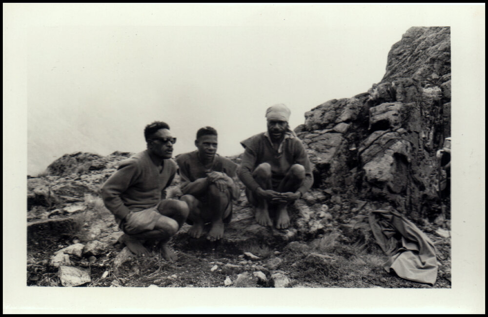 Porters on Mount Wilhelm