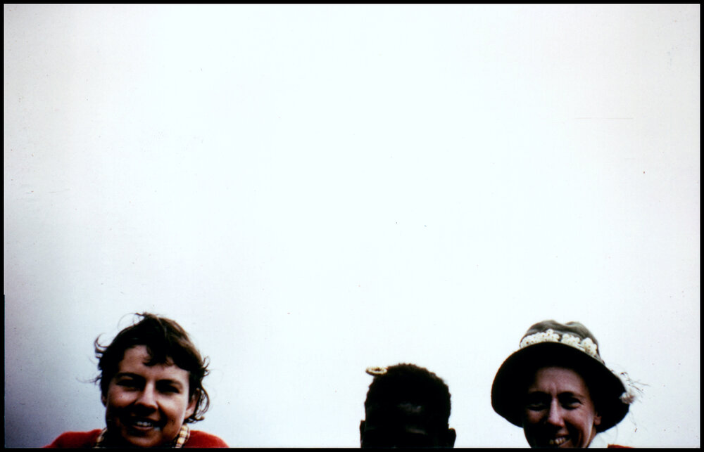 Jan Jacobs, Tomas and Helen Hewson in New Guinea