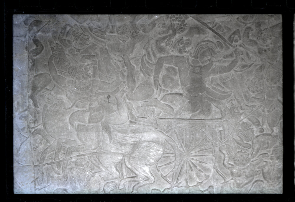 Bas-Relief at the Bayon Temple, Angkor Thom