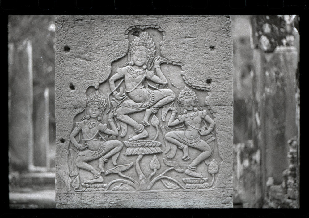 Bas-Relief at the Bayon Temple, Angkor Thom