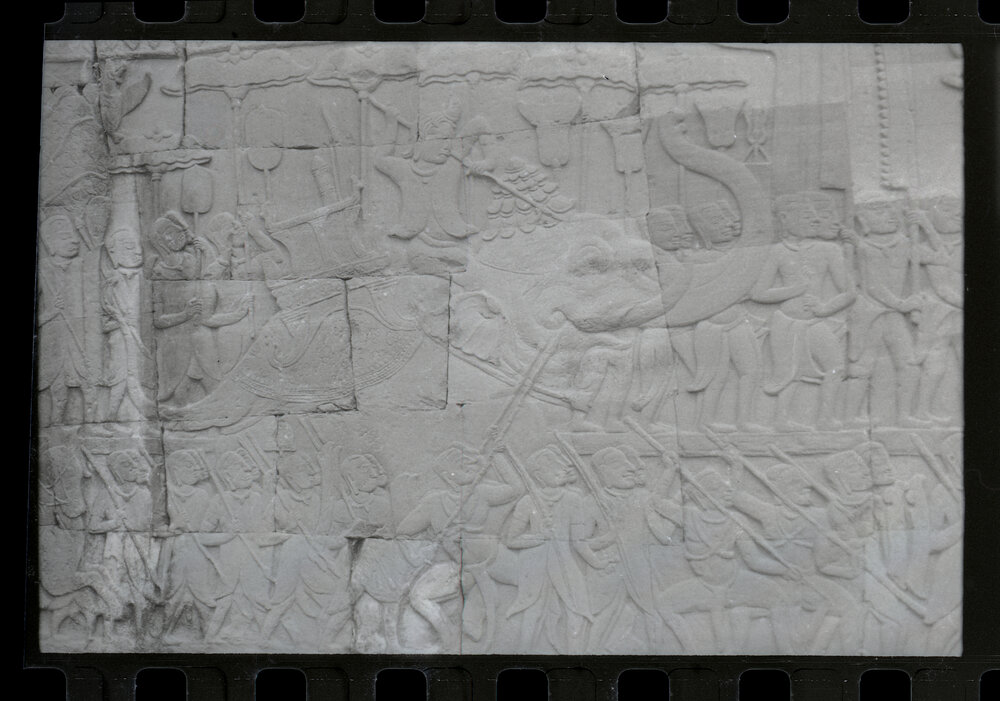 Bas-Relief at the Bayon Temple, Angkor Thom