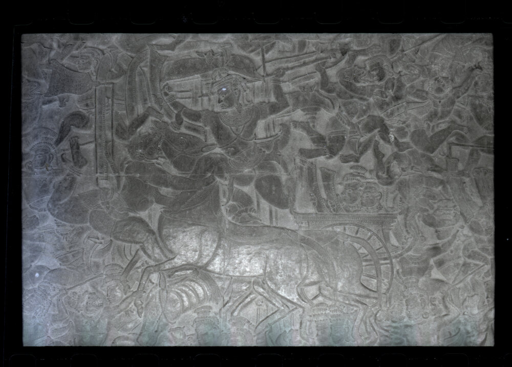 Bas-Relief at the Bayon Temple, Angkor Thom