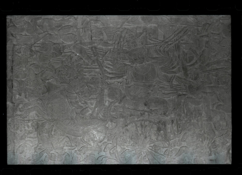 Bas-Relief at the Bayon Temple, Angkor Thom