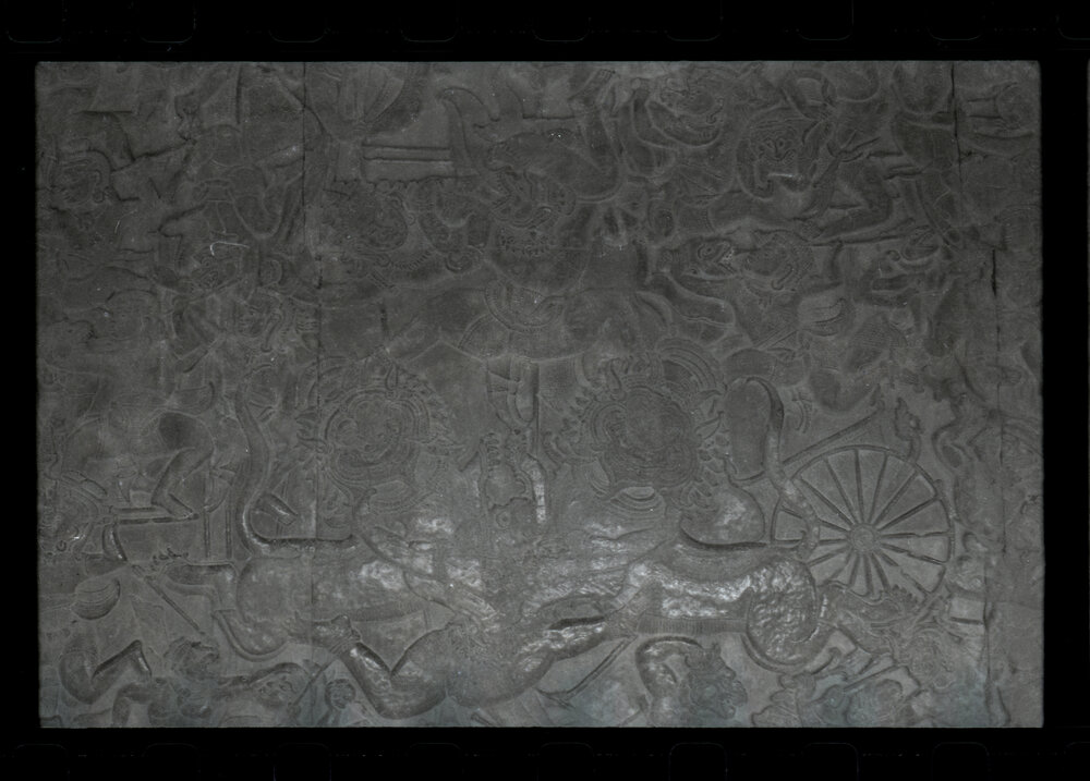 Bas-Relief at the Bayon Temple, Angkor Thom