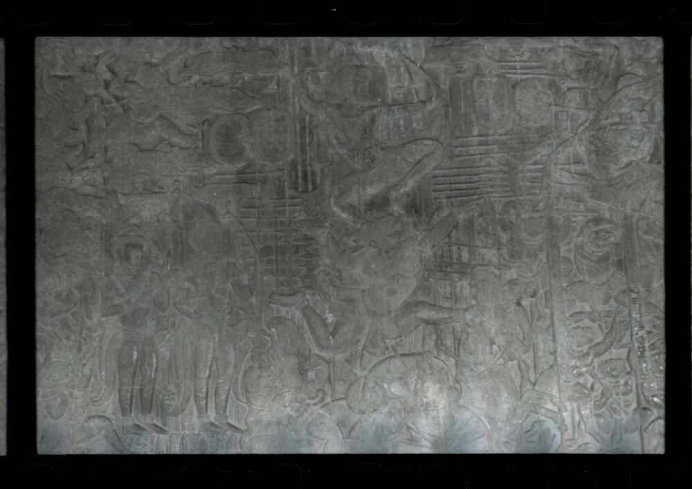 Bas-Relief at the Bayon Temple, Angkor Thom