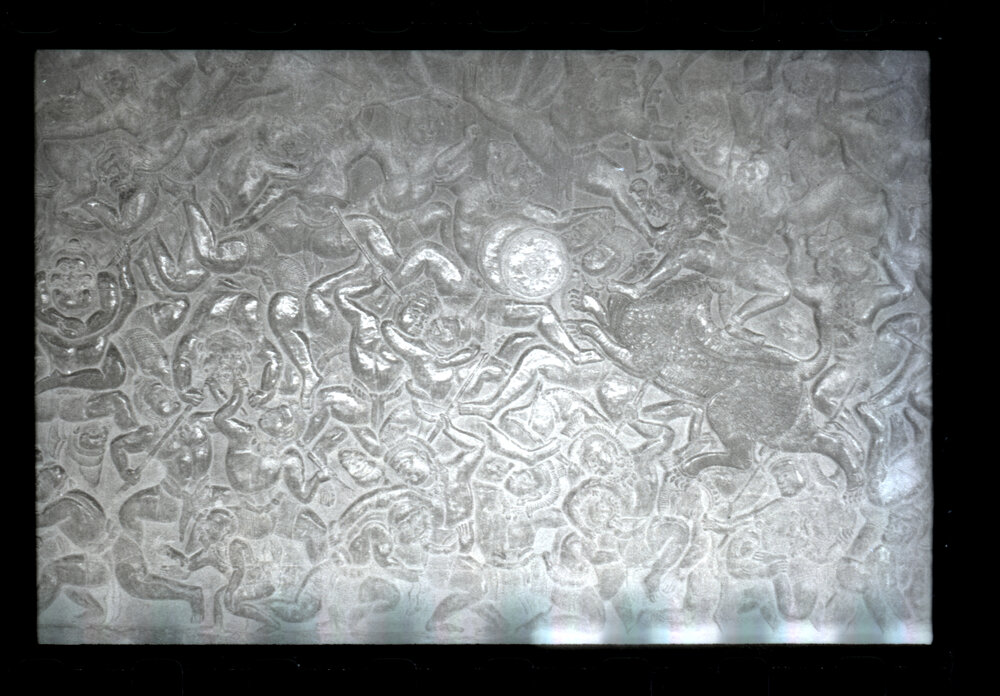 Bas-Relief at the Bayon Temple, Angkor Thom