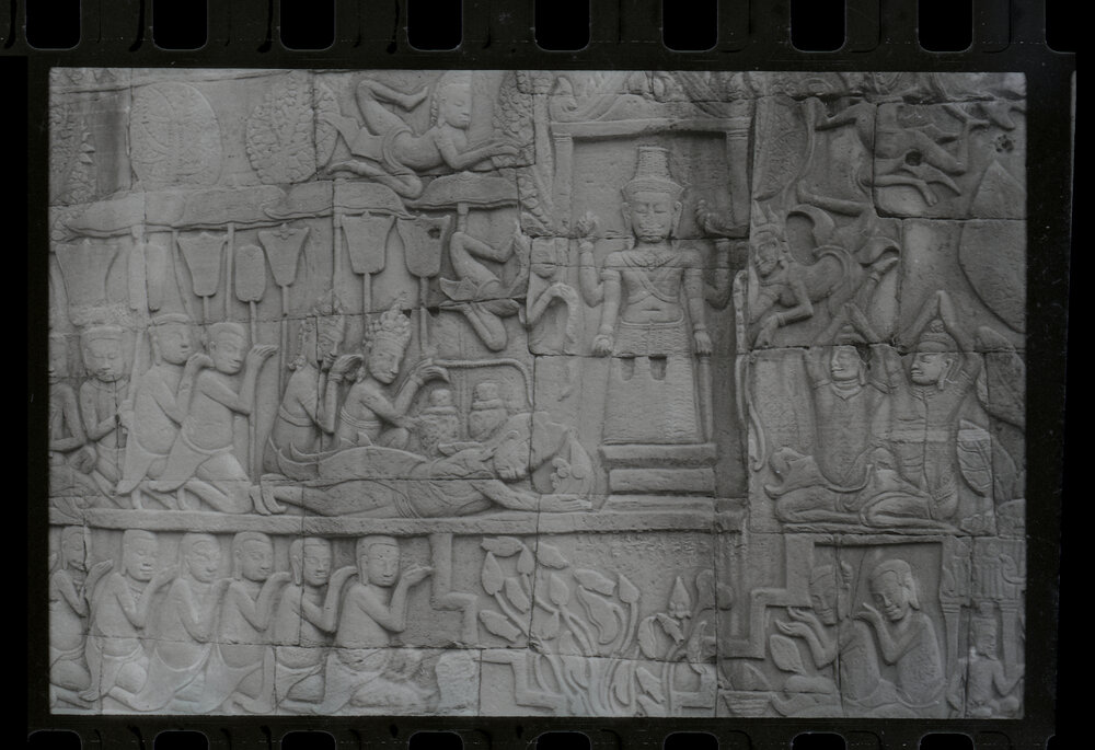 Bas-Relief at the Bayon Temple, Angkor Thom