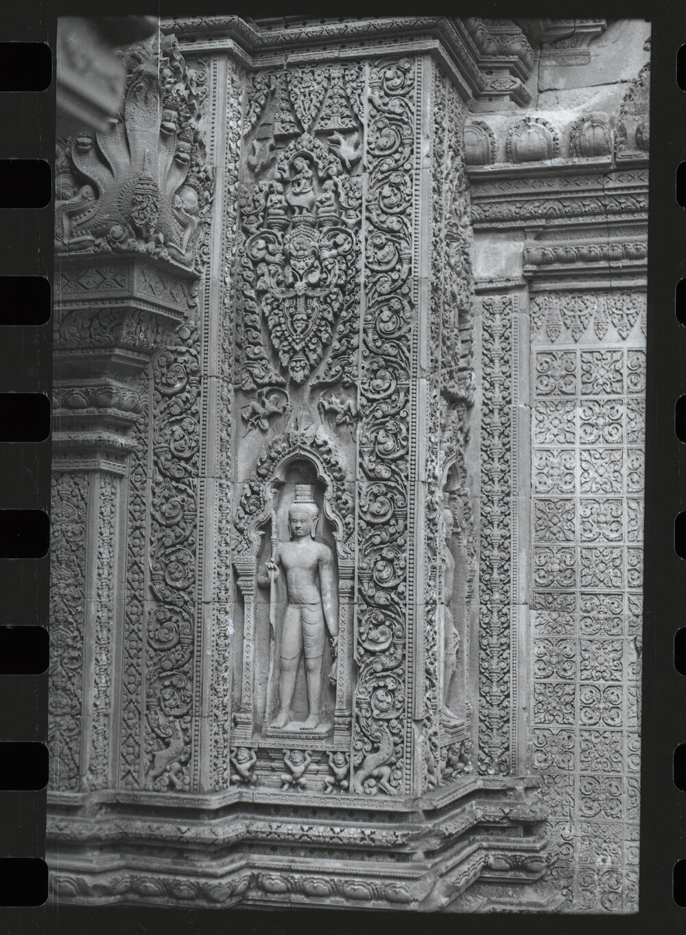 Relief at the Banteay Srei Temple, Angkor