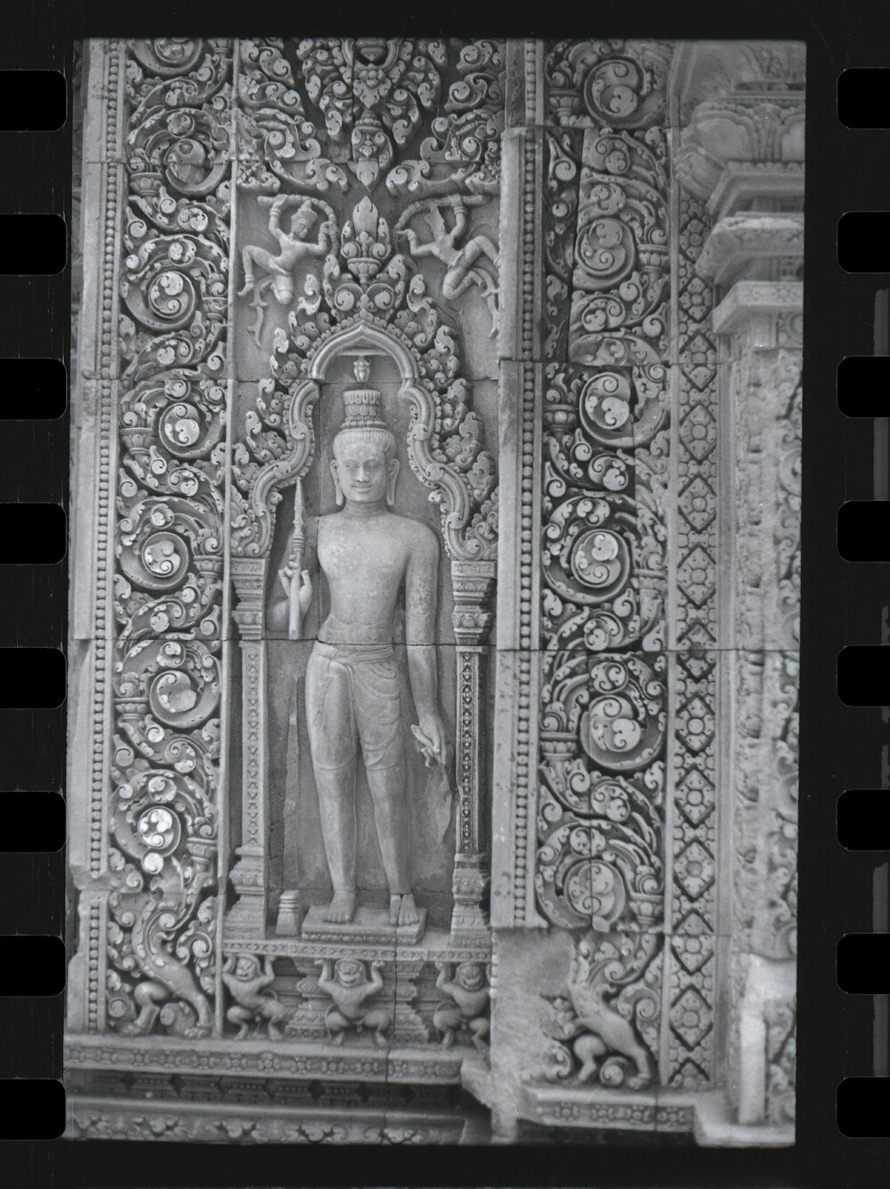Relief at the Banteay Srei Temple, Angkor