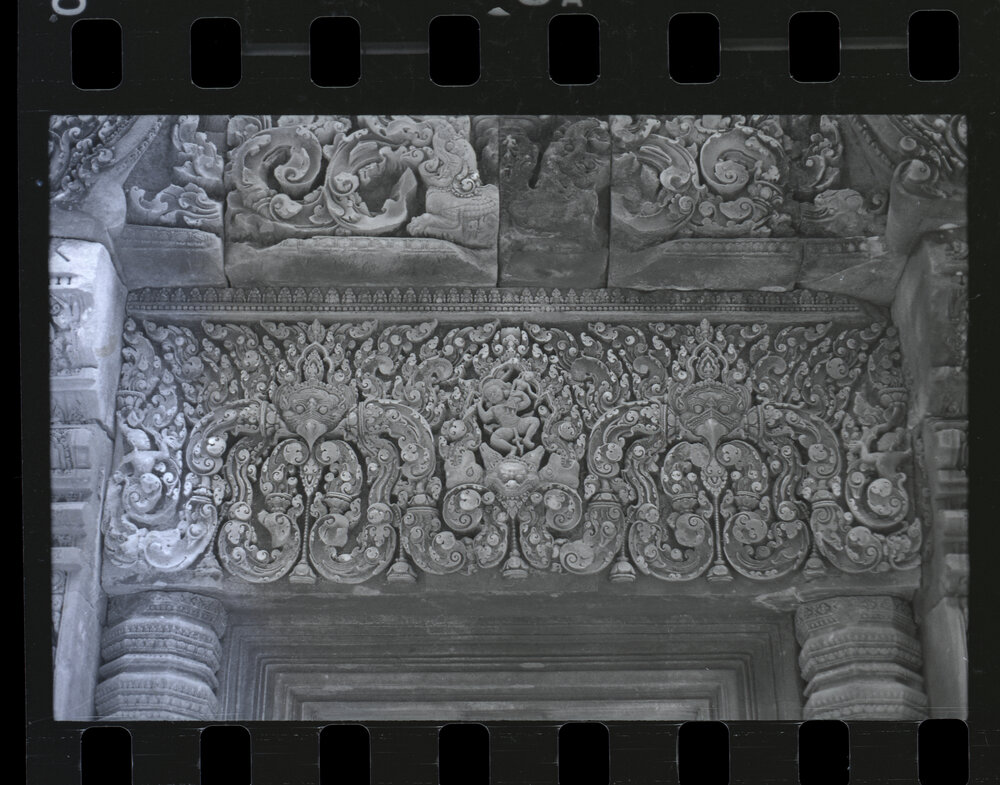 Carvings at the Banteay Srei Temple, Angkor