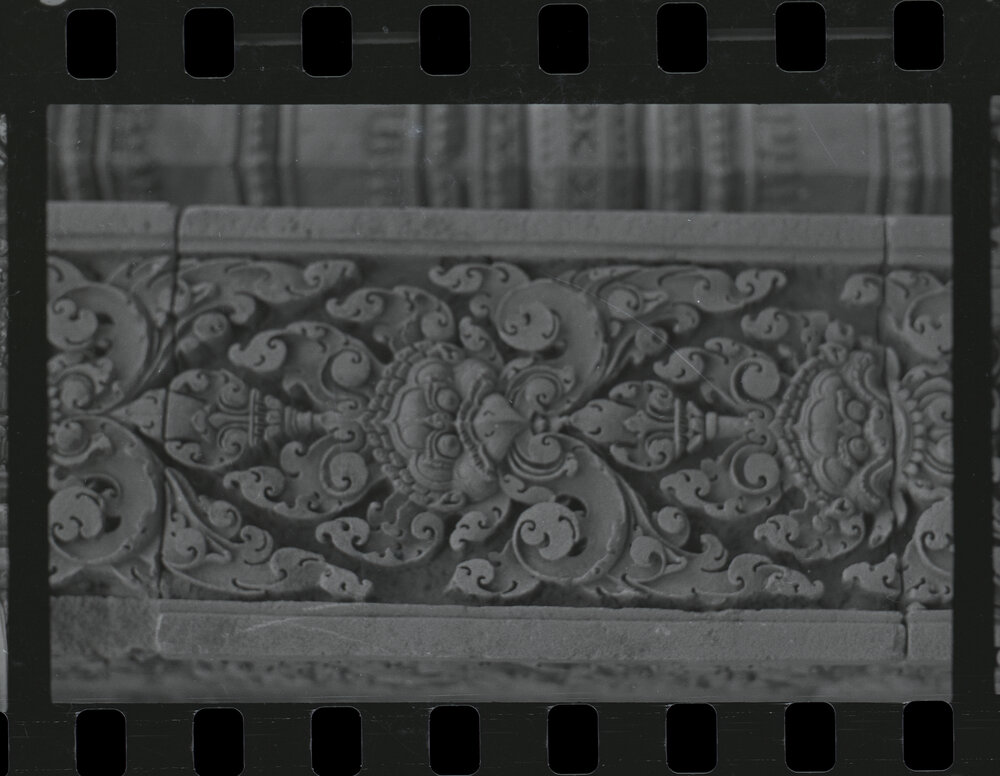 Carvings at the Banteay Srei Temple, Angkor