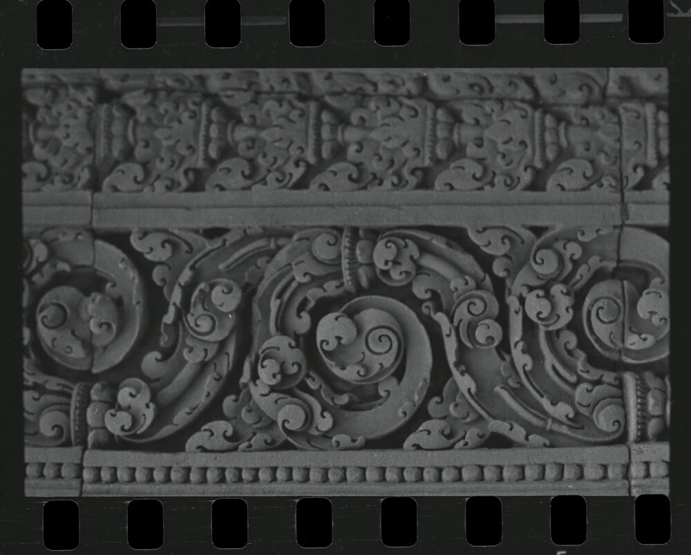 Carvings at the Banteay Srei Temple, Angkor